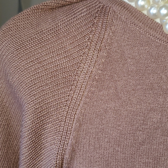 (New) Tan/Brown scoop neck Sweater - Picture 2 of 6